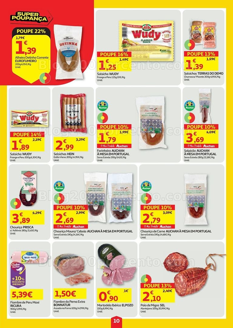 Antevisão Folheto AUCHAN Super Poupança Promoções de 30 julho a 5 agosto